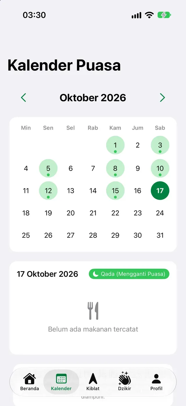 Kalender Puasa
