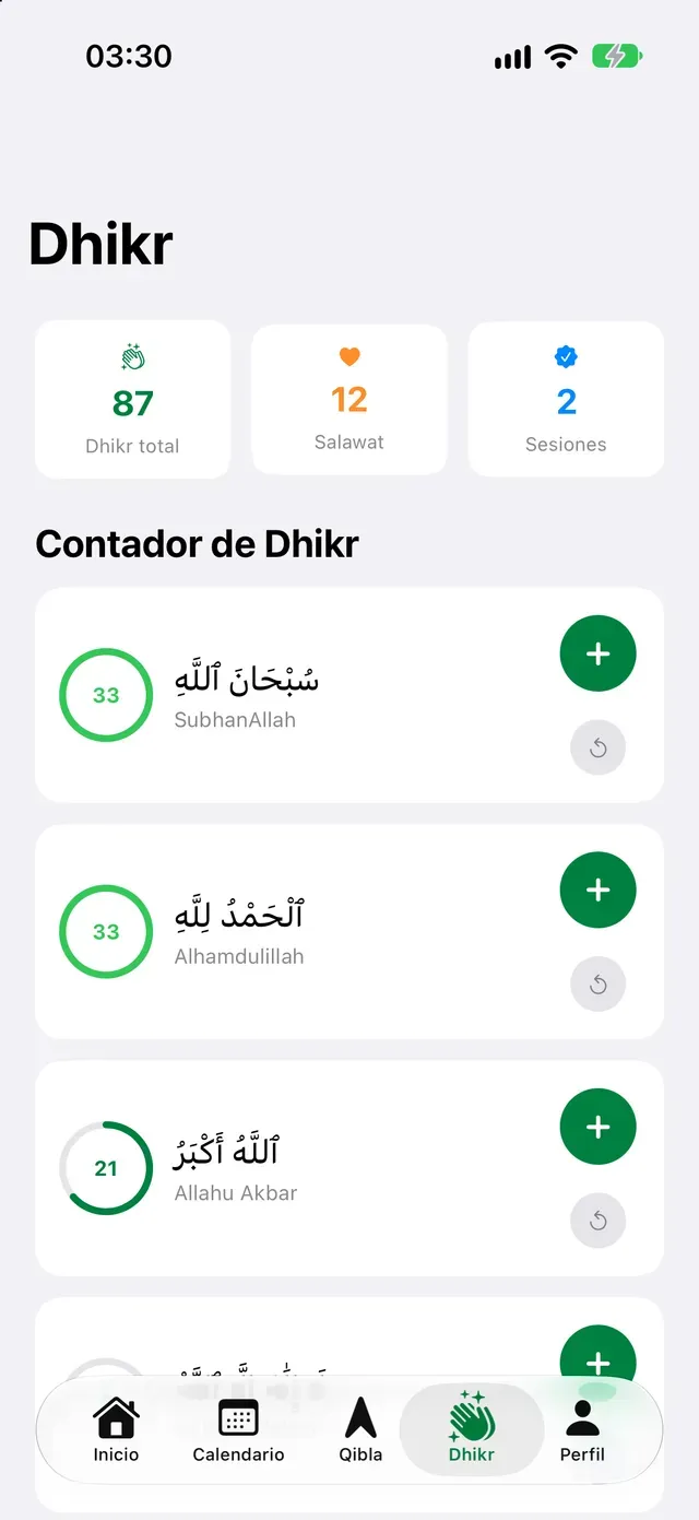 Contador de Dhikr