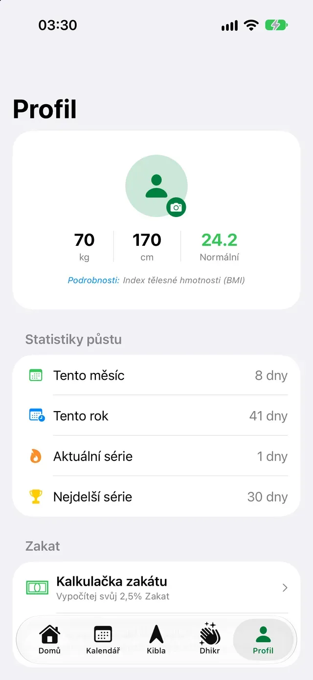 Statistiky půstu